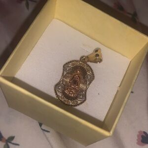 Elegant Gold and Silver Pendant